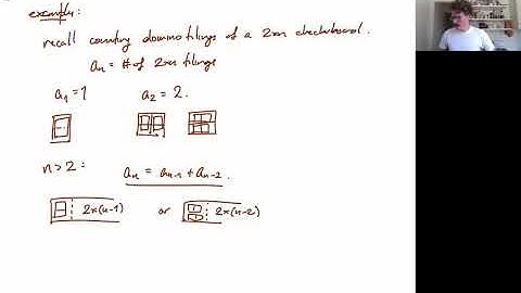 Counting with Recurrence Relations