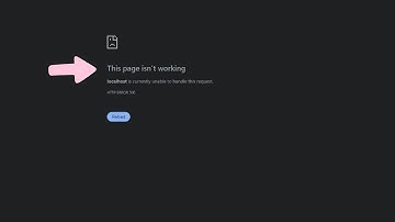 Fix This page isn’t working localhost is currently unable to handle this request || http error 500