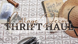 VINTAGE COTTAGE DECOR THRIFT HAUL | Goodwill, Estate Sales, Antique Store Finds.