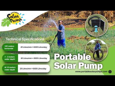 Affordable Portable Solar Pump