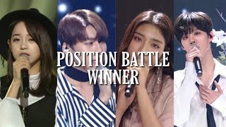 (PRODUCE101 - PRODUCEX101) Position Evaluation Winner From Every Produce Season.