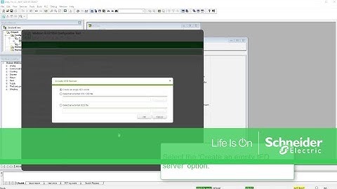 How to configure a Dataset for the BMENOP0300 IEC61850 server