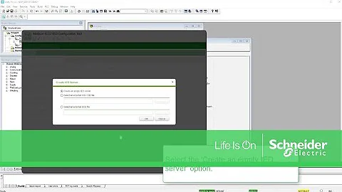 How to configure a Dataset for the BMENOP0300 IEC61850 server
