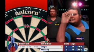 PDC World Championship Darts 2008 PS2 Multilplayer Gameplay (Oxygen)