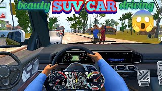 best car games for android driving My Mercedes-Benz GLE in heavy traffic 😱 taxi sim 2020 gameplay screenshot 1