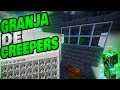COMO HACER una GRANJA de CREEPERS en MINECRAFT JAVA 1.21+ | FACIL y SENCILLO | PÓLVORA INFINITA