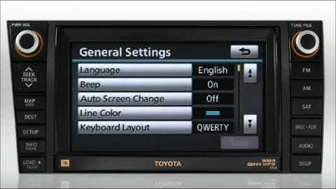 Navigation (gettings started) Sequoia/Tundra Toyota of Slidell