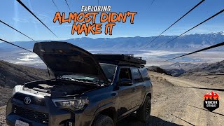 This Desert Trail Nearly Stopped Us | Off-Road to Cerro Gordo