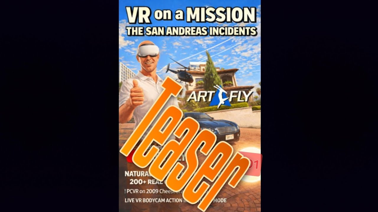 GTA5 VR Bodycam OmG The pilot had no time for reaction! Teaser for NEW Livestream VR on a MISSION 03