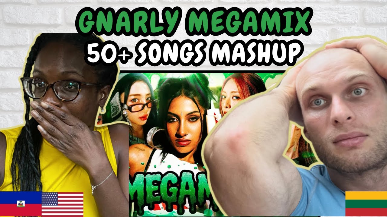 РЕАКЦИЯ НА GNARLY MEGAMIX - KATSEYE x BLACKPINK x aespa x LE SSERAFIM x ITZY (& MORE) MASHUP