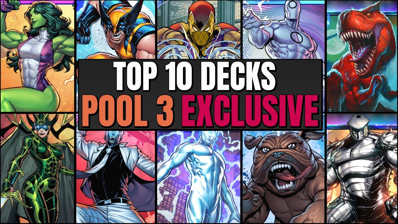 10 ЭКСКЛЮЗИВНЫХ КОЛОД POOL 3, которые АБСОЛЮТНО НЕ РАБОТАЮТ в Marvel Snap