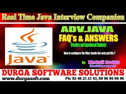 Java Interview Companion||Adv Java || How to configure the filter inside the web.xml file ?
