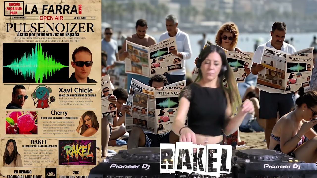 For the first time in Spain, the Italian DJ and producer (Pulsenoizer). Open air Techno. 🔥🔥🎧🎧💣💣