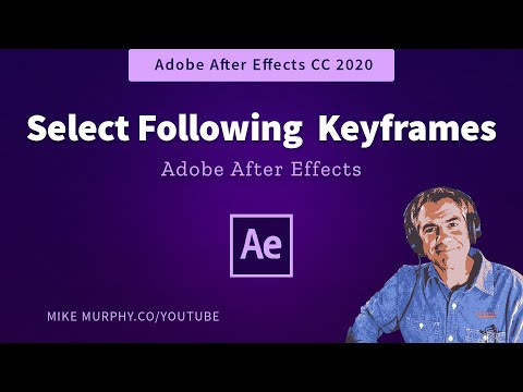 After Effects: How To Select Following & Previous Keyframes