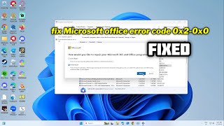 (FIXED) Microsoft office error code 0x2-0x0