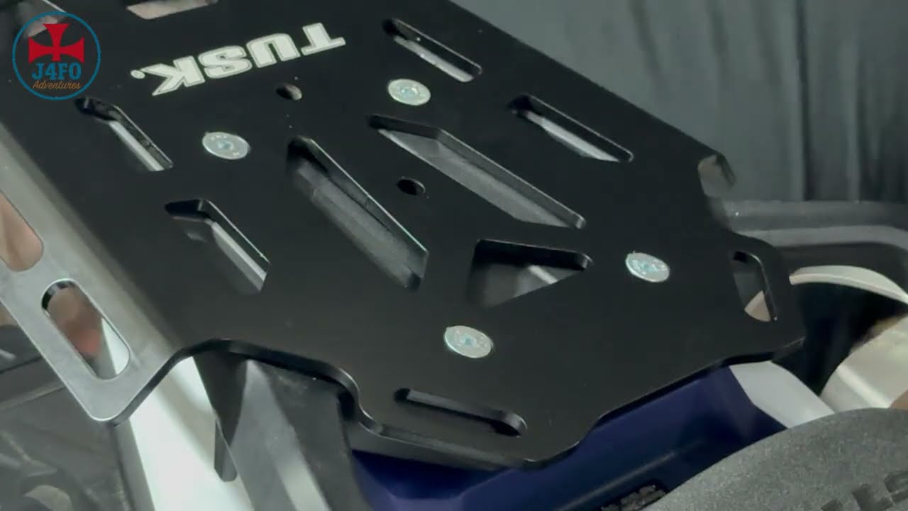 Tusk rear rack install: 2024 Suzuki V Strom 800 DE
