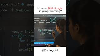 Pattern Printing in Python | Right angle triangle | Coding