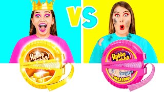 Reich vs. Pleite vs. Riesenreich – Food Challenge | Essbarer Kampf von TeenTeam Challenge