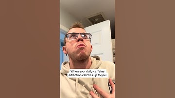 When your daily caffeine addiction catches up to you #shorts #caffeine #funny