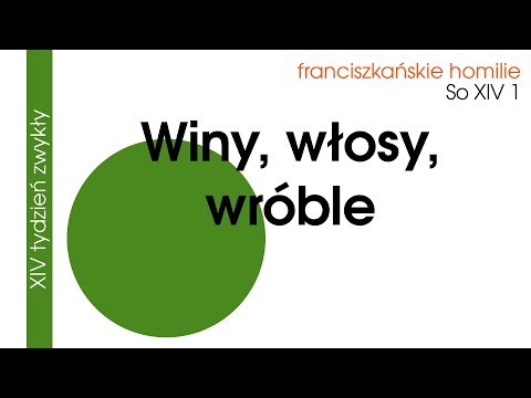 Winy, włosy, wróble: So XIV 1