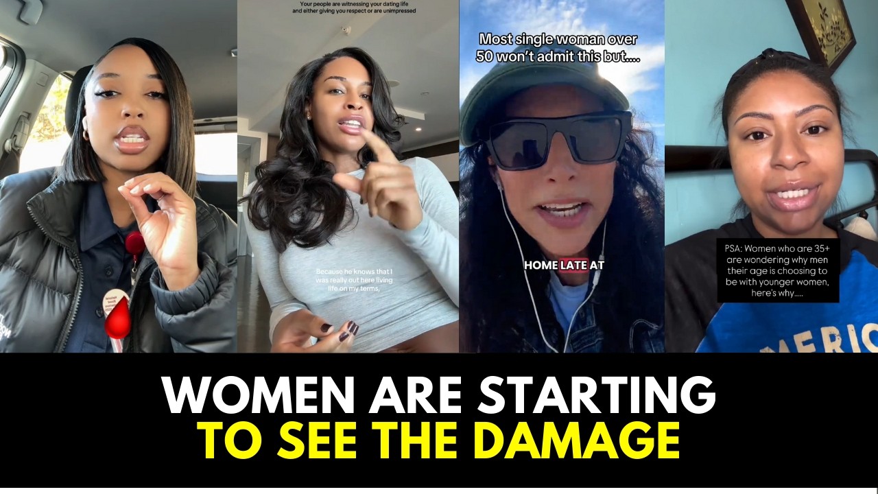 Всё больше женщин признают поражение, в то время как мужчины уходят группами.