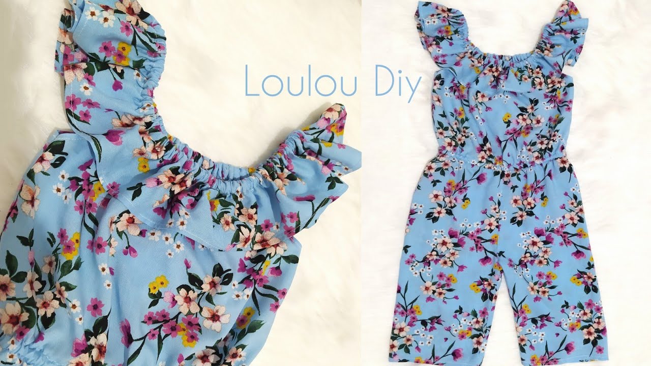 خياطة جمبسوت بنوتات عمر سنة الى سنة ونصف سهل جدااا 😍