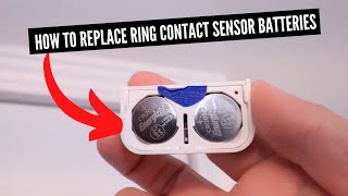 How To Replace Ring Alarm Contact Sensor Batteries (2nd Generation)