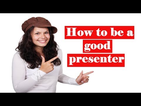 How to be a good  presenter part - 1