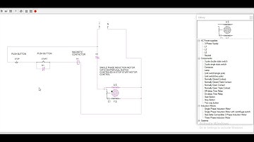 Induction motor with centrifugal switch single phase ekts simulator