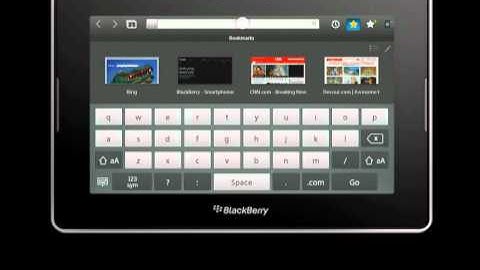 BlackBerry PlayBook - Browser