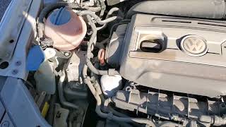 2009 To 2017 Volkswagen CC A/C Low Pressure Valve Port Location - Use To Recharge Refrigerant - HVAC