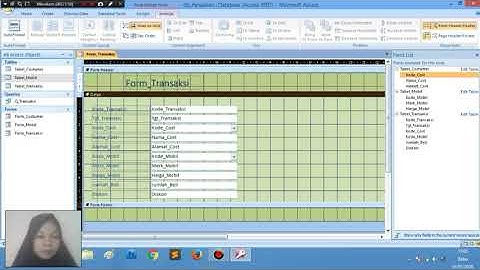 Cara membuat db Penjualan Mobil menggunakan Ms. Access 2007