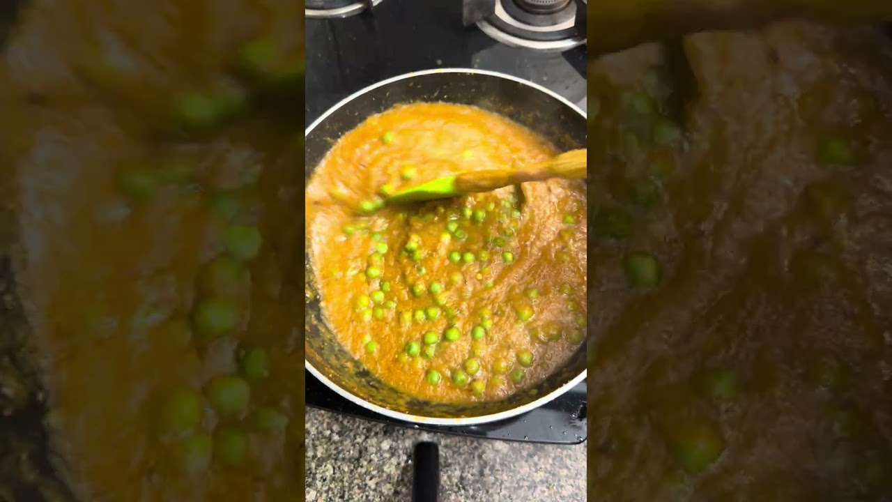 Restaurant style matar paneer #viral #recipe #shahi #food with Shabana 