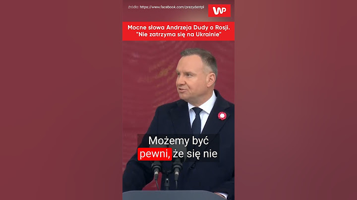 "Rosja nie zatrzyma się na Ukrainie". Mocne słowa Andrzeja Dudy o Rosji #shorts
