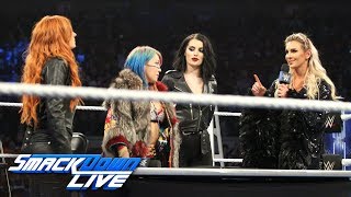 Becky Lynch, Charlotte Flair \& Asuka make their TLC Match official: SmackDown LIVE, Dec. 4, 2018