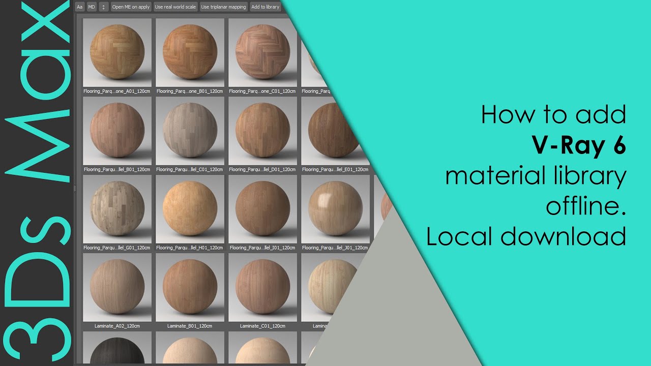 How to add V-Ray 6 material library offline-Local download