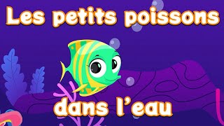 Les petits poissons dans l&#39;eau - Comptine pour enfant et bébé avec paroles