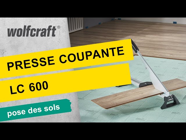 Comment couper du stratifié sans bruit ni poussière - Presse coupante LC 600