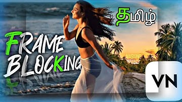 Frame blocking and Masking transition in Vn video editor | Vn tutorial