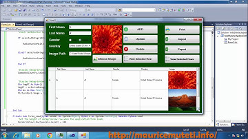 VB.NET GUI TUTORIAL #15 (ADD, UPDATE, DELETE) - How To Display Selected Row Image On PictureBox