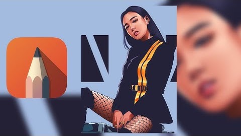 How to Trace - Episode 2 [Speed Art] in Autodesk Sketchbook Android [TWICE NAYEON] Shading Only