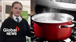 How a pot left on the stove overnight inspired a teen’s winning science fair project