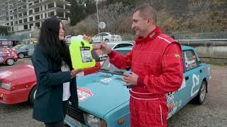 Награждение гонщиков на Авторалли 2023 в Алуште. Служба такси «Волна»