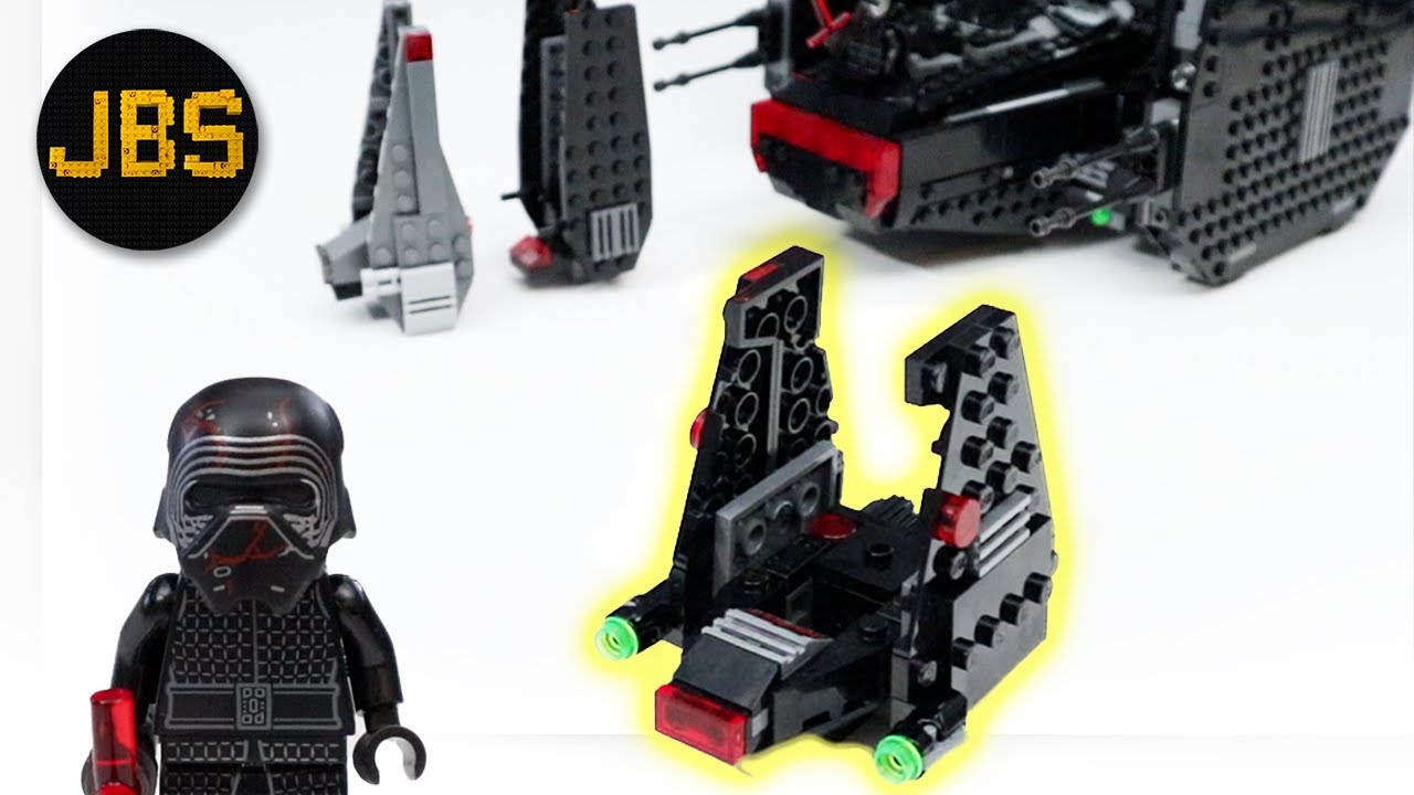 LEGO Star Wars Kylo Ren s Shuttle Microfighter Review and Speed Build Set 75264