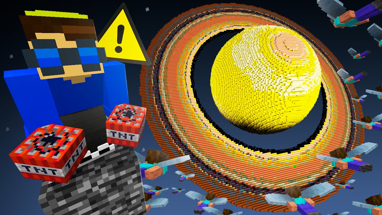 400 JOGADORES vs MEGA SATURNO GIGANTE!!