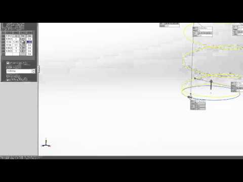 Solidworks - Variable Pitch Helical Spring