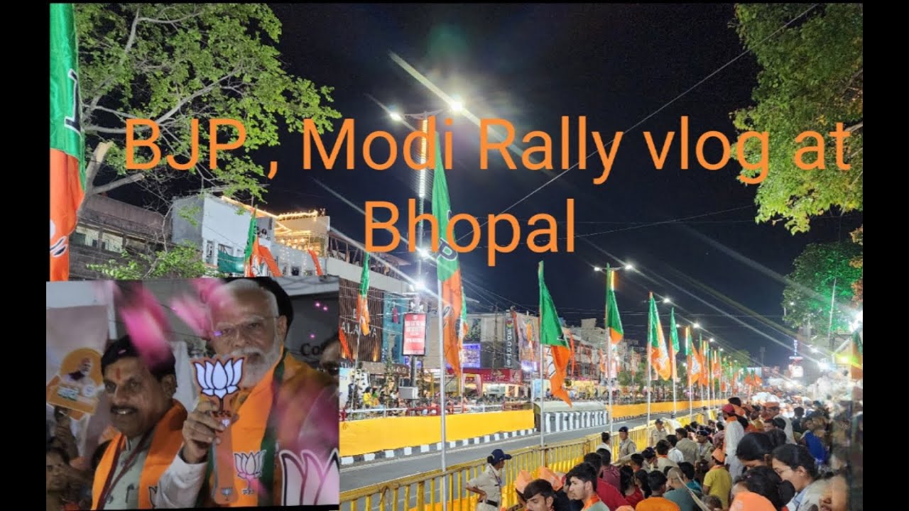 Modi ji live | Rally in Bhopal | Election | Modi ji in Bhopal , Vlog ...