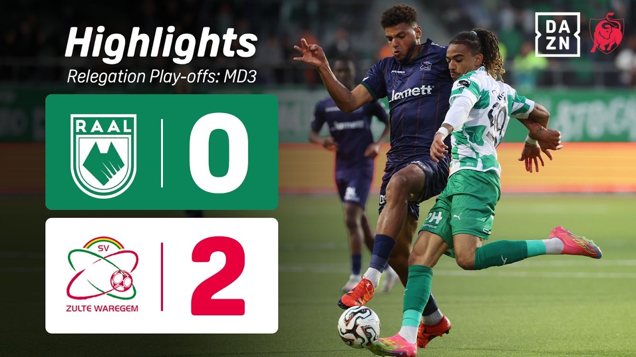 Zulte Waregem verzekert zich van het behoud. ✅ | RAAL La Louvière - Zulte Waregem