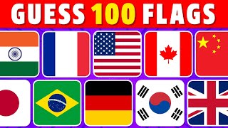 Guess 100 Flags Of The World🚩🌍 | Ultimate Flag Quiz