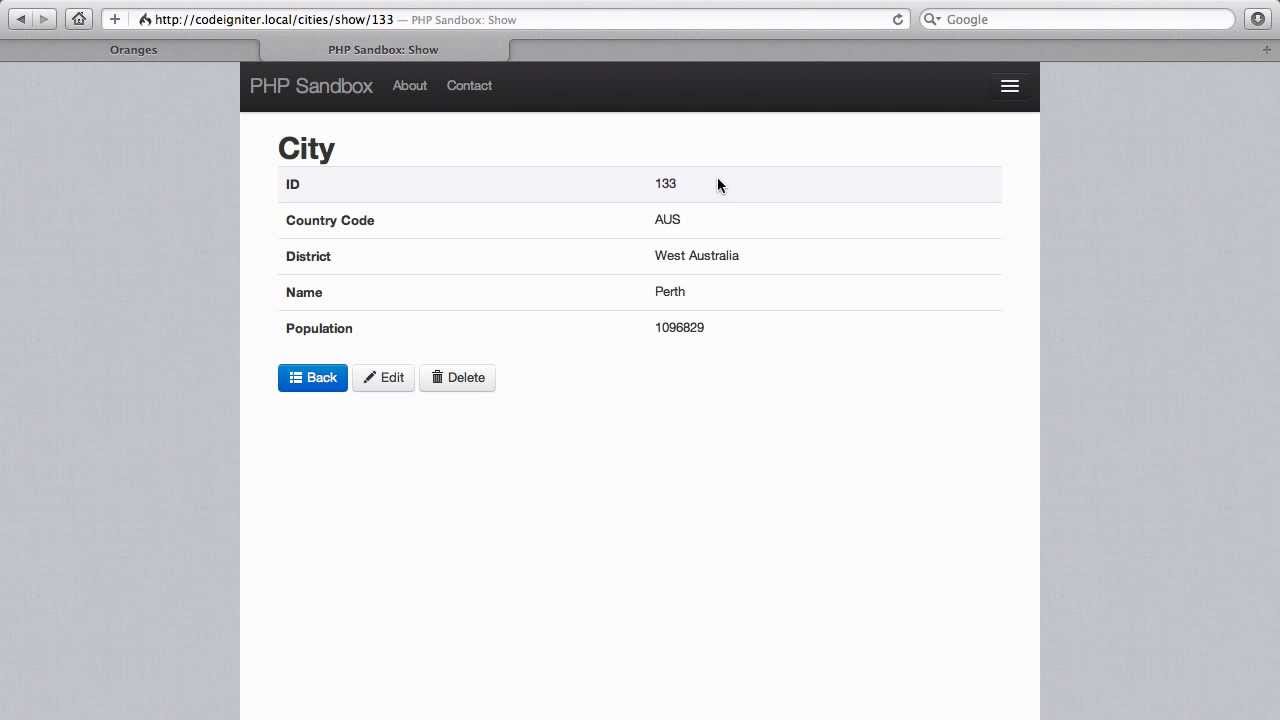 Codeigniter Screencast #1 - The Perfect Model - YouTube